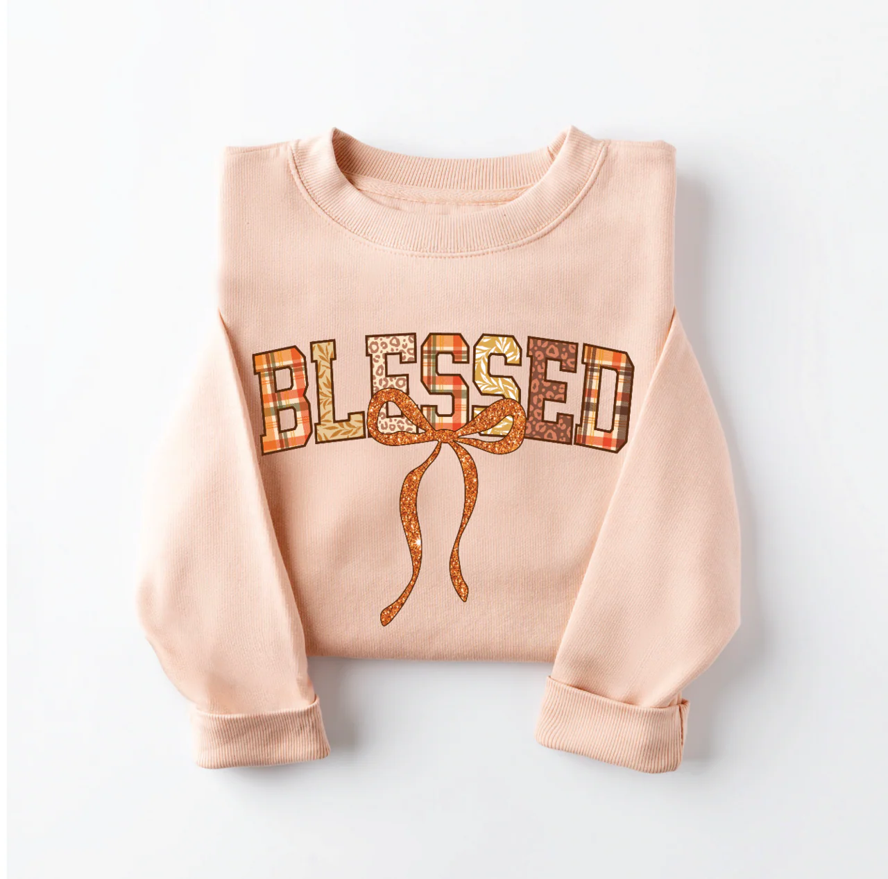 PRE-ORDER - Blessed Embellished Crewneck Sweatshirt