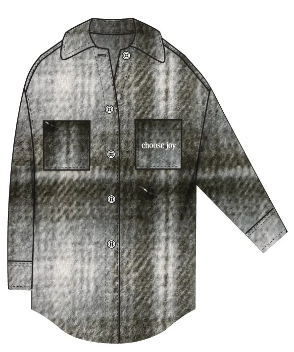 PRE-ORDER - Choose Joy Shacket