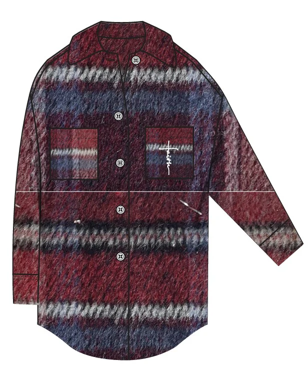 PRE-ORDER - Faith Cross Shacket