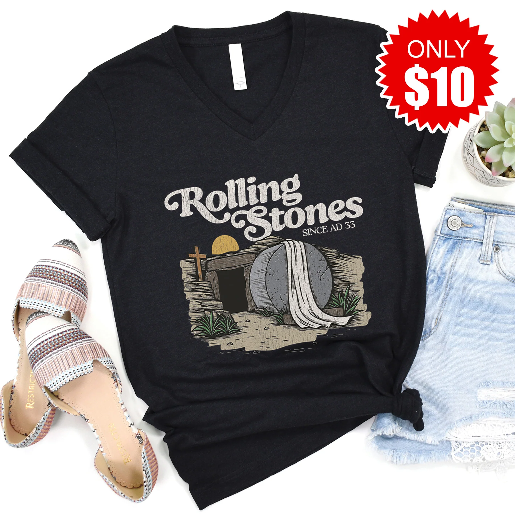 Rolling Stones V-Neck - 10