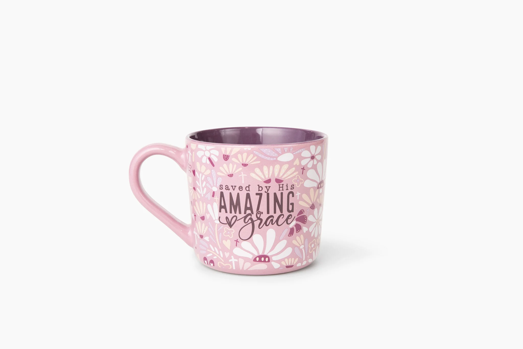 Saved by His Grace Ceramic 15 oz Mug With Handle - Image 2