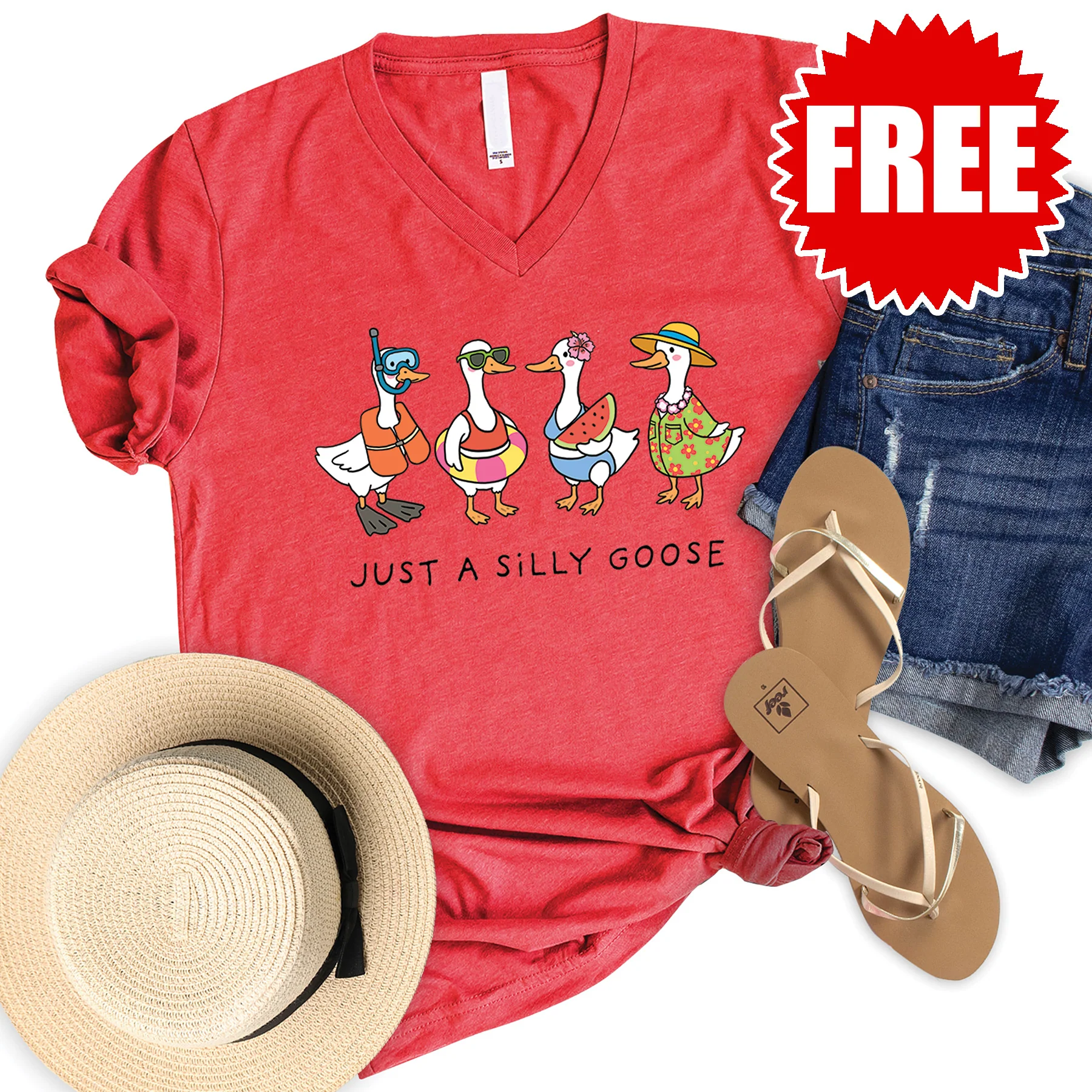 Silly Goose V-Neck - 0