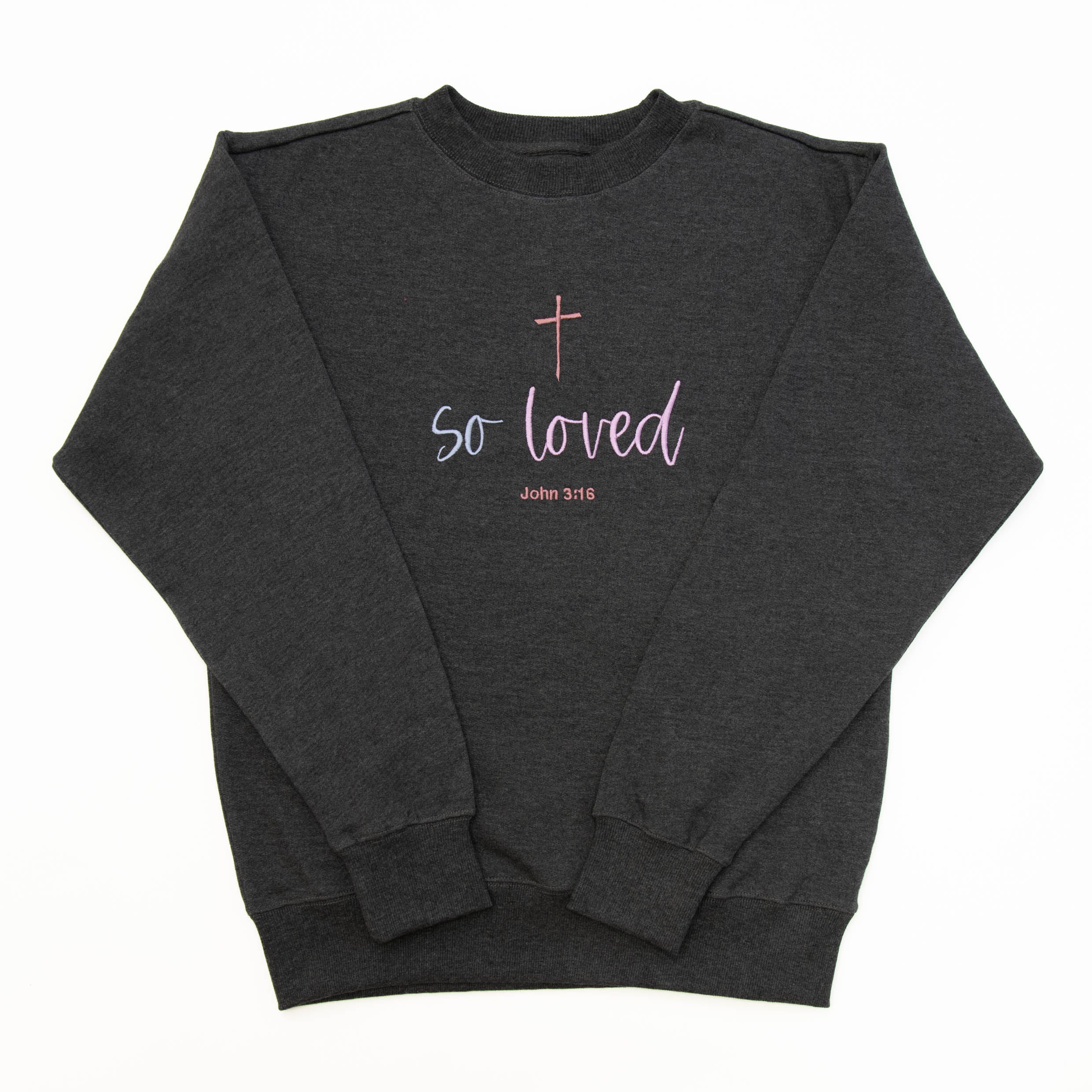 So Loved Embroidered Crewneck Sweatshirt - Image 2