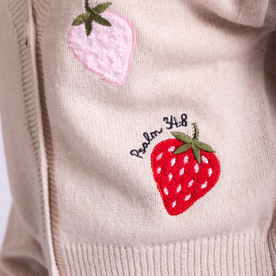 Taste and See Strawberry Cardigan - Image 5