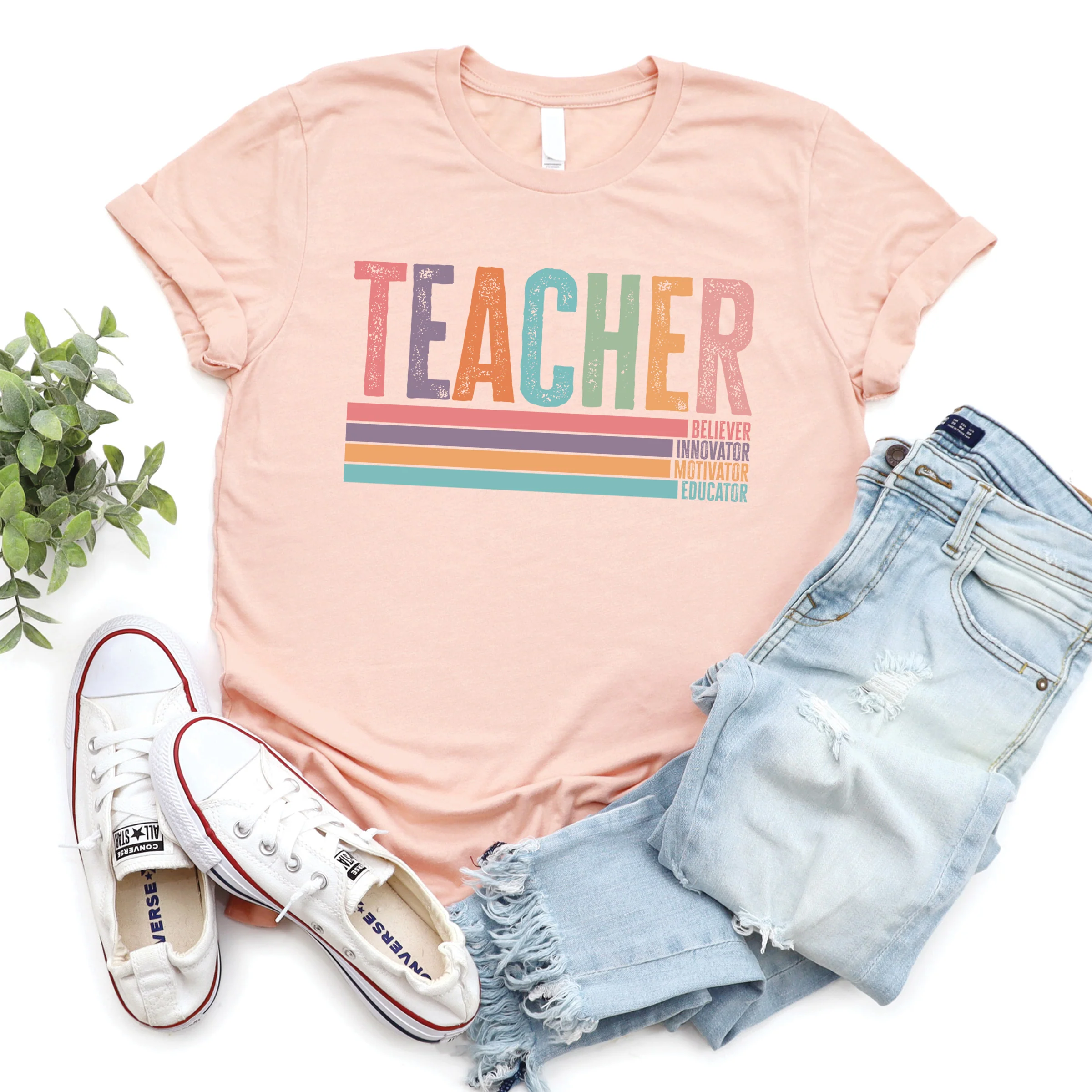 Teacher Retro Tee - Image 2
