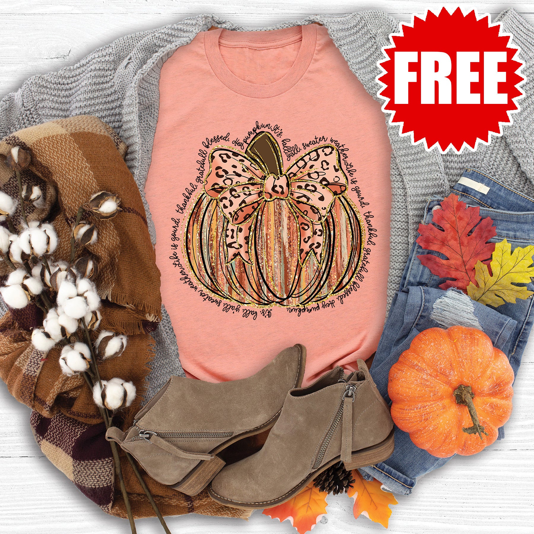 Thanksgiving Pumpkin Tee - 0
