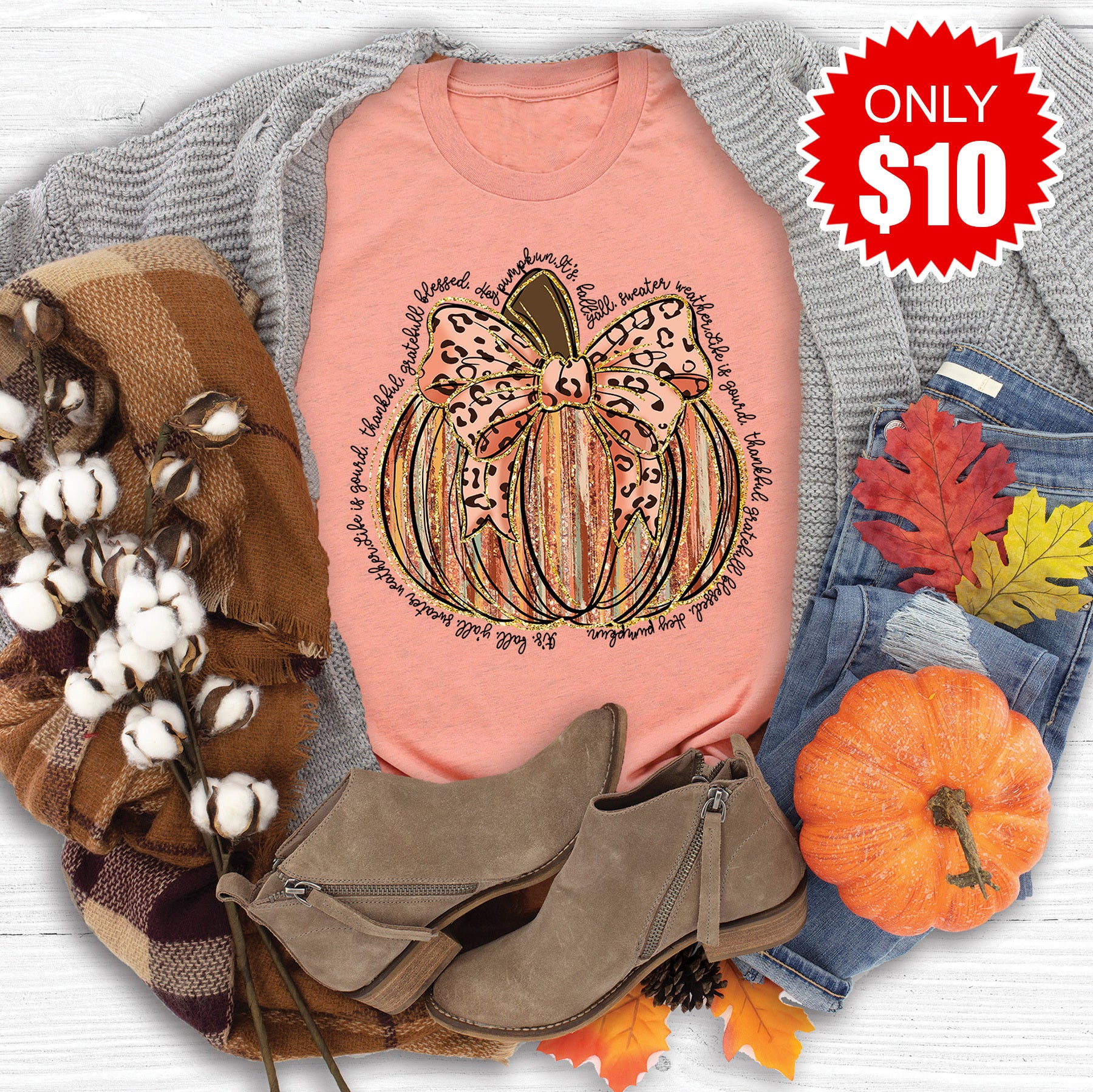 Thanksgiving Pumpkin Tee - 10