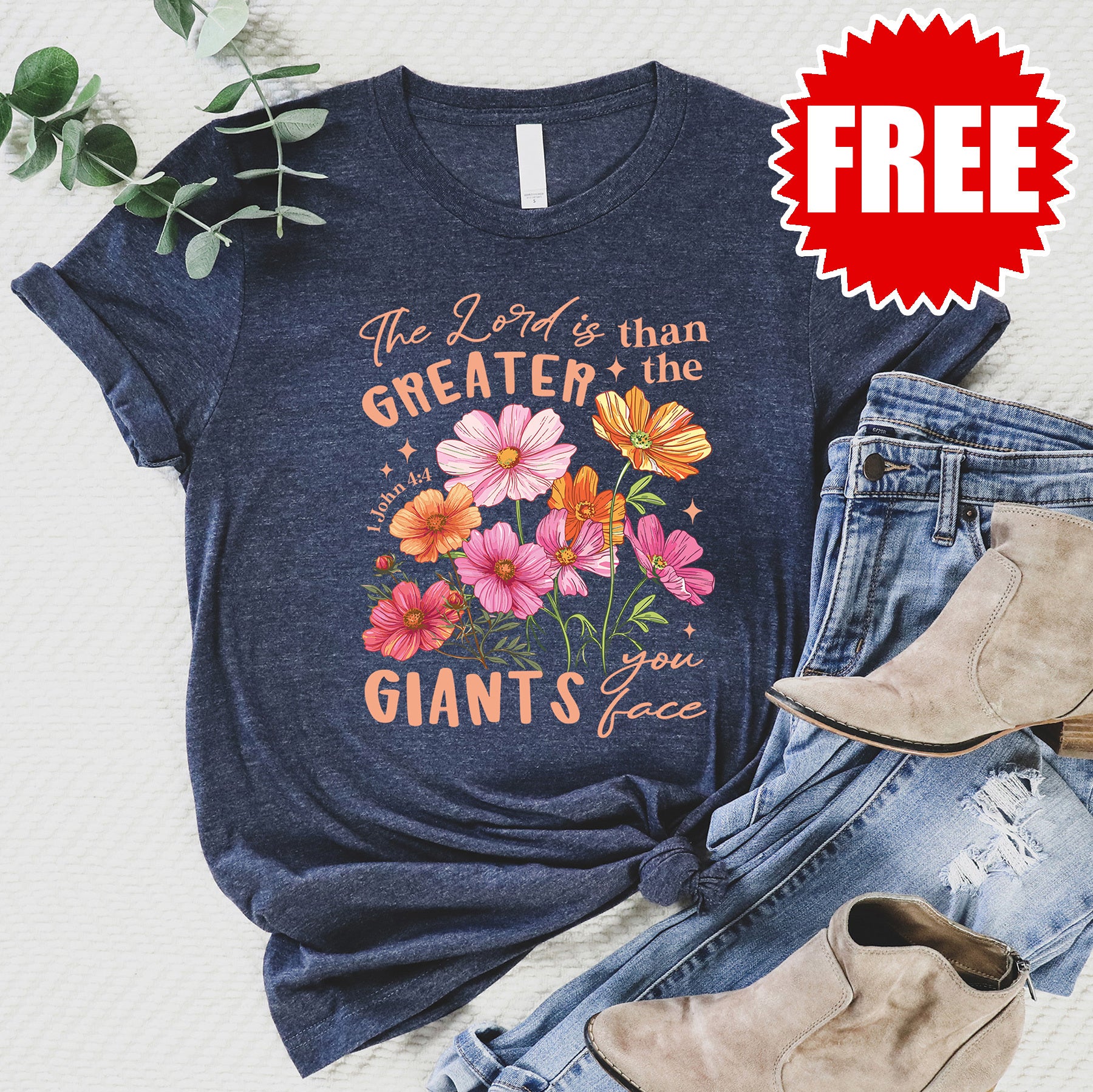 The Lord Is Greater Tee - 0