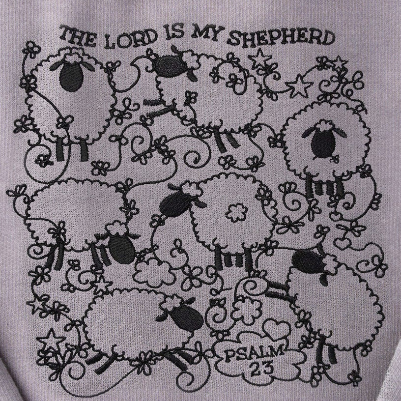 The Lord is my Shepherd Sweatshirt - 18 - Image 2