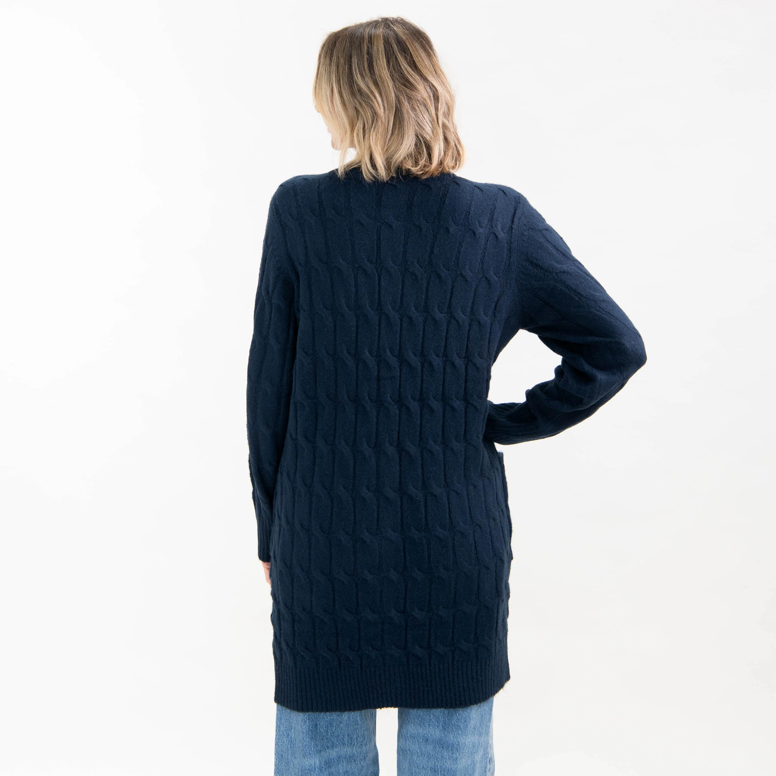Walk By Faith Cable Knit Cardigan - Image 3