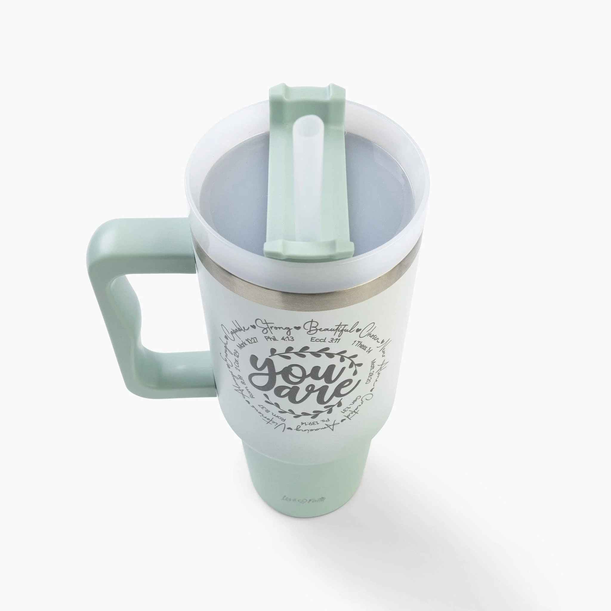 You Are Stainless Steel 40oz Tumbler With Handle - Image 4